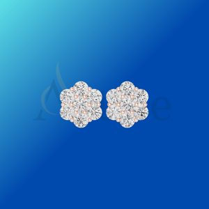 ต่างหูเพชรมออิสซาไนต์หรูหราสีเงินสเตอร์ลิง925โรแมนติกรูปหัวใจสำหรับผู้หญิงเครื่องประดับแร็ปเปอร์ - Product Image 4