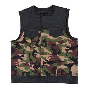 Gilet de motard en cuir véritable pour homme, personnalisé, coupe complète - Product Image 6