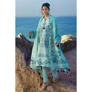 Conjunto de Traje Jacquard de 3 Piezas para Mujer con Dupatta MJ-62007 - Product Image 6