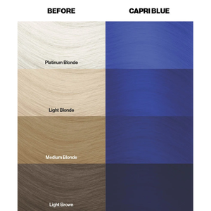 For Capri <b>Blue</b> Semi-<b>Permanent</b> <b>Hair</b> <b>Dye</b> Vegan Ammonia-Free Long-Lasting Color - Product Image 4