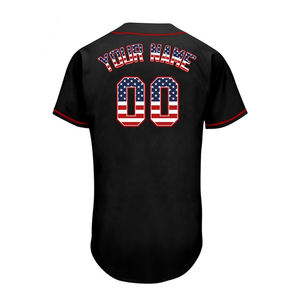 Chemise de Baseball de haute qualité, uniformes de Softball à séchage rapide, maillot d'équipe de Baseball personnalisé, maillot d'entraînement à col en v - Product Image 3