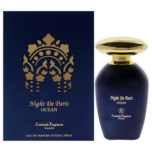Lorientale น้ำหอม Night de Paris Ocean 3.3ออนซ์ EDP unisex สเปรย์น้ำหอมกลิ่นกุหลาบมะนาวดอกไม้พร้อมครีม - Product Image 3