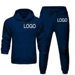 Conjunto de chándal y sudaderas de talla grande para hombre de alta calidad 100% algodón ecológico a bajo precio para hombres y mujeres - Product Image 4