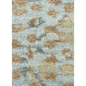 Alfombra Kavi Gris y Negra de Lana y Seda de Bambú Anudada a Mano, Diseño Teoría del Caos, Patrón Rectangular Abstracto para Sala de Estar Juvenil Esk-404 - Product Image 3
