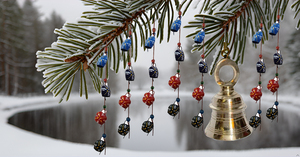 Élégantes cloches suspendues en fer forgé faites à la main à 10 grappes carillons éoliens de balcon multicolores pour la décoration extérieure de la maison ornement de jardin - Product Image 3