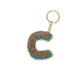 Handmade Beaded <b>Name</b> Keychain Wholesale Supply with Colorful Seed Beads Bulk Personalized <b>Keyring</b> for Bags Gifts Ideal Importers - Product Image 2