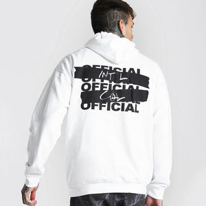 Streetwear personnalisé 2025 Vêtements Sports Fitness Basics, Pull à manches longues en coton mélangé Sweats à capuche imprimés en coton pour hommes - Product Image 2
