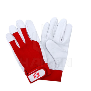 Guantes mecánicos de cuero de primera calidad: resistentes con palma acolchada para una protección adicional de Pakistán - Product Image 4