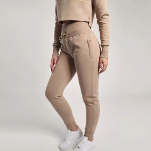 เซ็ตชุดวอร์ม2ชิ้นสำหรับผู้หญิงชุดออกกำลังกายชุดวอร์มสำหรับเล่นกีฬาฤดูหนาวออกแบบโลโก้ได้ตามต้องการ - Product Image 6