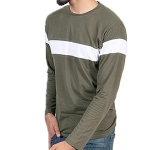 2025 nouveau T-Shirt d'entraînement pour hommes 100% coton coupe ample à manches longues sport course Fitness Gym imprimé T-Shirt - Product Image 4
