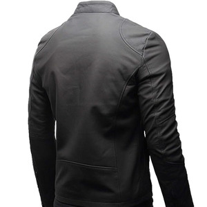 Veste en cuir de haute qualité pour hommes et femmes tissu tissé d'hiver en détresse véritable pour les motards - Product Image 2
