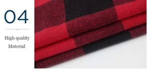 Pantalon de pyjama en toile et flanelle fiable pour adultes et garçons, vêtement de nuit décontracté, taille à cordon, motif à carreaux, léger, non tissé - Product Image 5