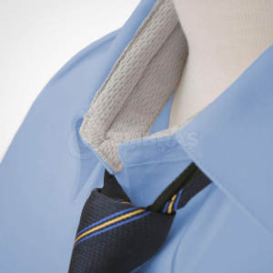 Camisa de vuelo de ajuste clásico con tela duradera para viajes o uso uniforme Camisa de vuelo lisa con cierre de botón - Product Image 6