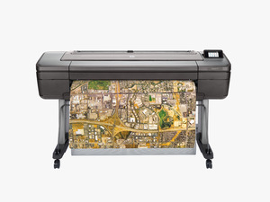 Impresora gráfica de gran formato de doble rollo PostScript DesignJet Z6dr de alta calidad y nuevo diseño - 44 pulgadas, con cortador vertical - Product Image 3