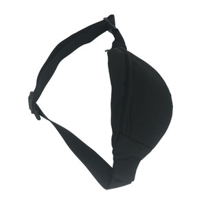 Riñonera negra de buena calidad duradera a la moda 2024 de poliéster para hombre riñonera con logotipo personalizado hecho en Vietnam - Product Image 3
