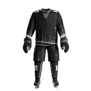 Uniforme de Hockey sobre Hielo Deportivo Personalizado de Alta Calidad por Sublimación, Uniforme de Hockey sobre Hielo de Secado Rápido y Económico para Equipos, Servicio OEM ODM - Product Image 2