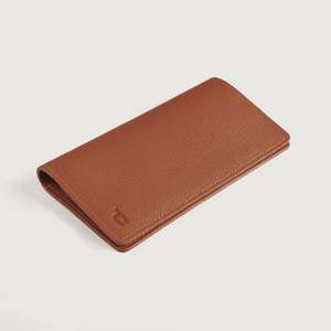Genuine Leather RFID Bifold <b>Wallet</b> for Men with Letter Decoration and Open Closure - Product Image 3