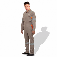 Overol de Trabajo de Algodón Térmico Transpirable, Antiestático y Antiflamable para la Industria de la Construcción, Uniforme de Seguridad Personalizable