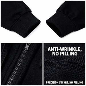 ชุดวอร์มฤดูหนาวคุณภาพสูงสำหรับทุกเพศ |   ชุดกีฬาลำลองผ้าฝ้ายแท้ 100% ระบายอากาศได้ดี เสื้อฮู้ดและกางเกงขายาว |   ปรับแต่งได้ - Product Image 5