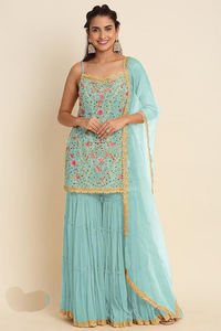 Estilo pakistaní Casual Salwar Kameez vestido de fiesta paquistaní listo para damas traje de algodón cosido vestidos de mujer elegantes - Product Image 4