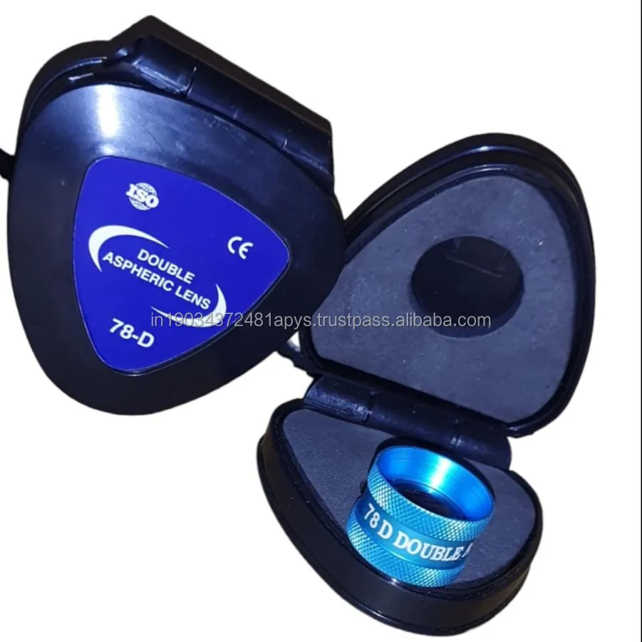 Производство SS оптические приборы асферическая линза 78D двойная асферическая линза сделано в Индии для экспорта...
