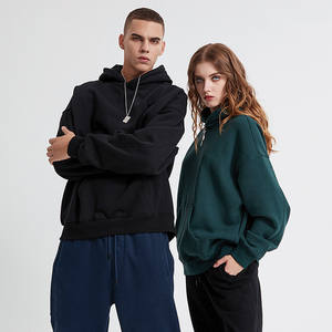 Streetwear à la mode hommes polaire à capuche grande taille pull sweats Offres Spéciales surdimensionné pull à capuche - Product Image 2