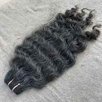 Lots de Cheveux Humains Indiens Bouclés Profonds Gris Foncé, 100% Vierge Remy, Cuticules Alignées, Qualité Supérieure, Vente en Gros