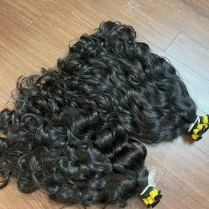 Extensiones de Cabello Virgen de la Mejor Calidad, Ondulado Natural, Ondulado Profundo, Doble Trama a Máquina, Cabello Humano Vietnamita 100% - Product Image 2