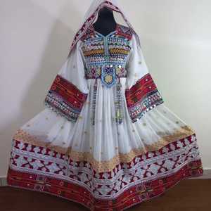 ชุดเดรสยาวแบบเต็มตัวสำหรับงานแต่งงานและงานปาร์ตี้ แขนยาว สไตล์อัฟกัน คูชี สำหรับหญิงตั้งครรภ์ แฟชั่นใหม่ล่าสุดประจำปี 2026 ผลิตจากผ้า 100% - Product Image 4