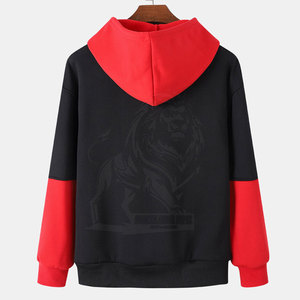 2025 nueva moda ropa de hombre sudaderas con capucha de talla grande algodón estilo Casual mejor venta sudaderas con capucha de mezcla de algodón - Product Image 2