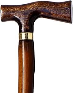 Mộc Mạc rắn gỗ đi bộ thanh cho đi bộ dài và hỗ trợ doanh Ergonomic đi bộ bằng gỗ mía được sử dụng để cải thiện tư thế - Product Image 5