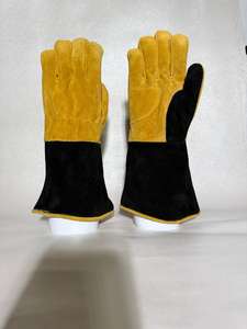 Guantes de soldadura de forja de cuero, manoplas resistentes al calor para barbacoa, Tig Mig, horno, estufa, olla, guantes de jardín, equipo de protección - Product Image 6