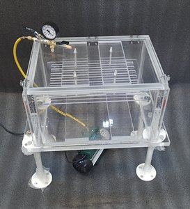 Cámara de vacío de vidrio, secado al vacío, desgasificación, preparación de muestras y simulación de condiciones de gran altitud - Product Image 4