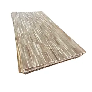 Solid Wood Board Hot Item Acacia Finger Jointed Boards Pallet And Nylon Wrap Packing Origin In Vietnam Manufacturer Supplier