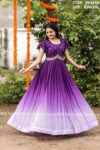 ชุด anarkali kurti ผ้าฝ้ายแท้ออกแบบใหม่ - Product Image 5
