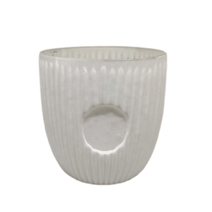 De venta caliente nuevo cilíndrica de alta calidad hecho a mano, Multi-propósito casa decoración vacío medio negro mate de vidrio sostenedor de vela - Product Image 6