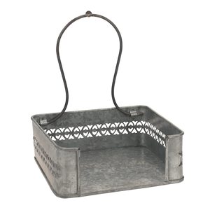 Soporte para servilletas de hoja de Metal galvanizado personalizado de fábrica, soporte para utensilios de cocina, dispensador de pañuelos, alta oferta - Product Image 3