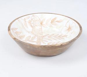 CUENCO CON ESTILO PARA DECORACIÓN Y SERVICIO DE FRUTAS SECAS PARA ACCESORIOS DE COCINA PLATO ARTESANAL DE MADERA DE ALTA CALIDAD - Product Image 2