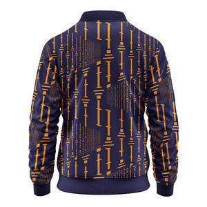 Chaqueta universitaria de bombardero de béisbol delgada personalizada 2025 para hombre, nuevo estilo con logotipo frontal, chaqueta de invierno con patrón de letras personalizadas - Product Image 2