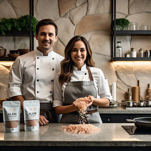 Sel rose clair de l'Himalaya certifié HACCP, grains grossiers fins, emballage personnalisé pour table de cuisson, vitamines complexes, minéraux - Product Image 3