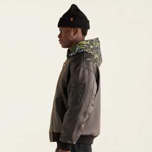 Men's High Quality Genuine Leather <b>Jacket</b> Premium Bomber Style for Comfort Casual Wear in Solid <b>Pattern</b> for Outdoor Adventures - Product Image 3