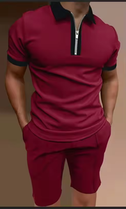Men's for <b>Shirt</b> Set Two Piece Casual Breathable Summer <b>Long</b> <b>Sleeve</b> 100% Cotton Front Logo - Product Image 6