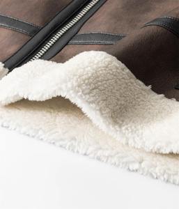 เสื้อแจ็คเก็ตหนังวัวแท้ทรงวินเทจสำหรับผู้ชาย คอตั้ง มีฮู้ด ระบายอากาศได้ดี แบรนด์ Urban Productions - Product Image 5