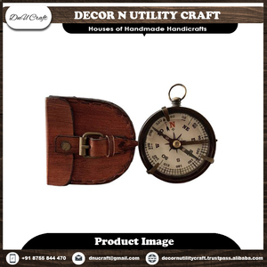 Brújula Náutica Antigua de Latón Personalizada con Grabado de Logotipo, Regalo para Entusiastas de la Navegación, Suministro al por Mayor - Product Image 6