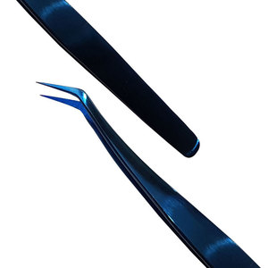 Fabricant de pinces d'extension de cils en acier inoxydable meilleures ventes de pinces à cils personnalisées de marque privée - Product Image 4