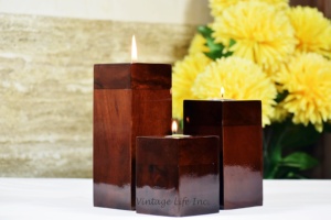 Vintage Life Inc. Rosewood Rectangle Tealight <b>Pet</b> Urn Classical Durable Cremation <b>Memorial</b> <b>Box</b> for <b>Pets</b> - Product Image 3