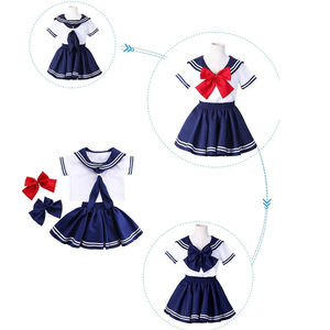 Fabricants de vêtements OEM, conception sur mesure de jupes et chemises d'uniformes scolaires pour filles adultes, tissu en spandex/coton - Product Image 2