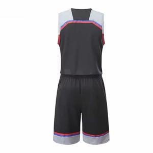 Matériau respirant meilleure vente hommes femmes ensembles de basket-ball polyester, vêtements de sport sublimation hommes basket uniforme - Product Image 5