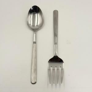 Juego de Servidores de Ensalada de Acero Inoxidable con Acabado Pulido Natural, Diseño Moderno y Lujoso, Apto para Lavavajillas, Herramientas para Ensalada para el Hogar a Bajo Precio - Product Image 2