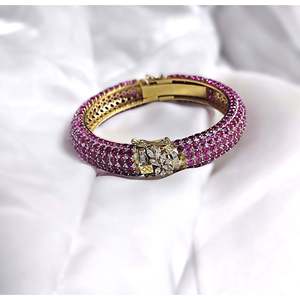 <b>Ruby</b> and CZ Fashion Bangles - Product Image 3
